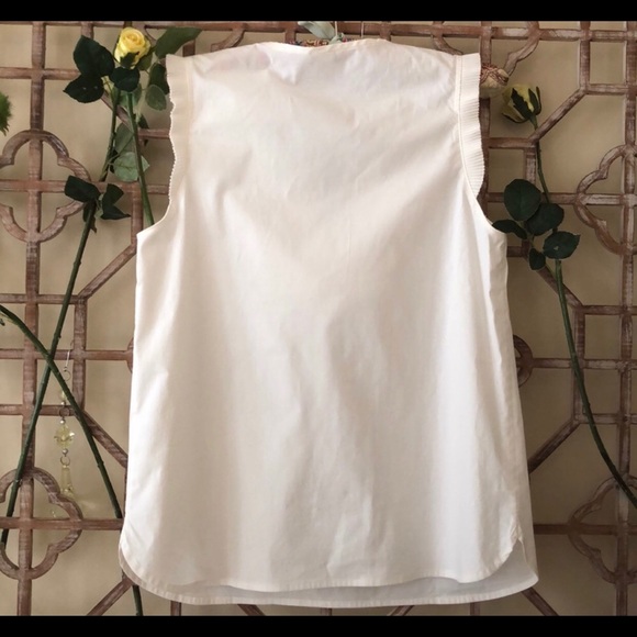 SOLD NWT J Crew Ruffle Tank - Picture 2 of 3